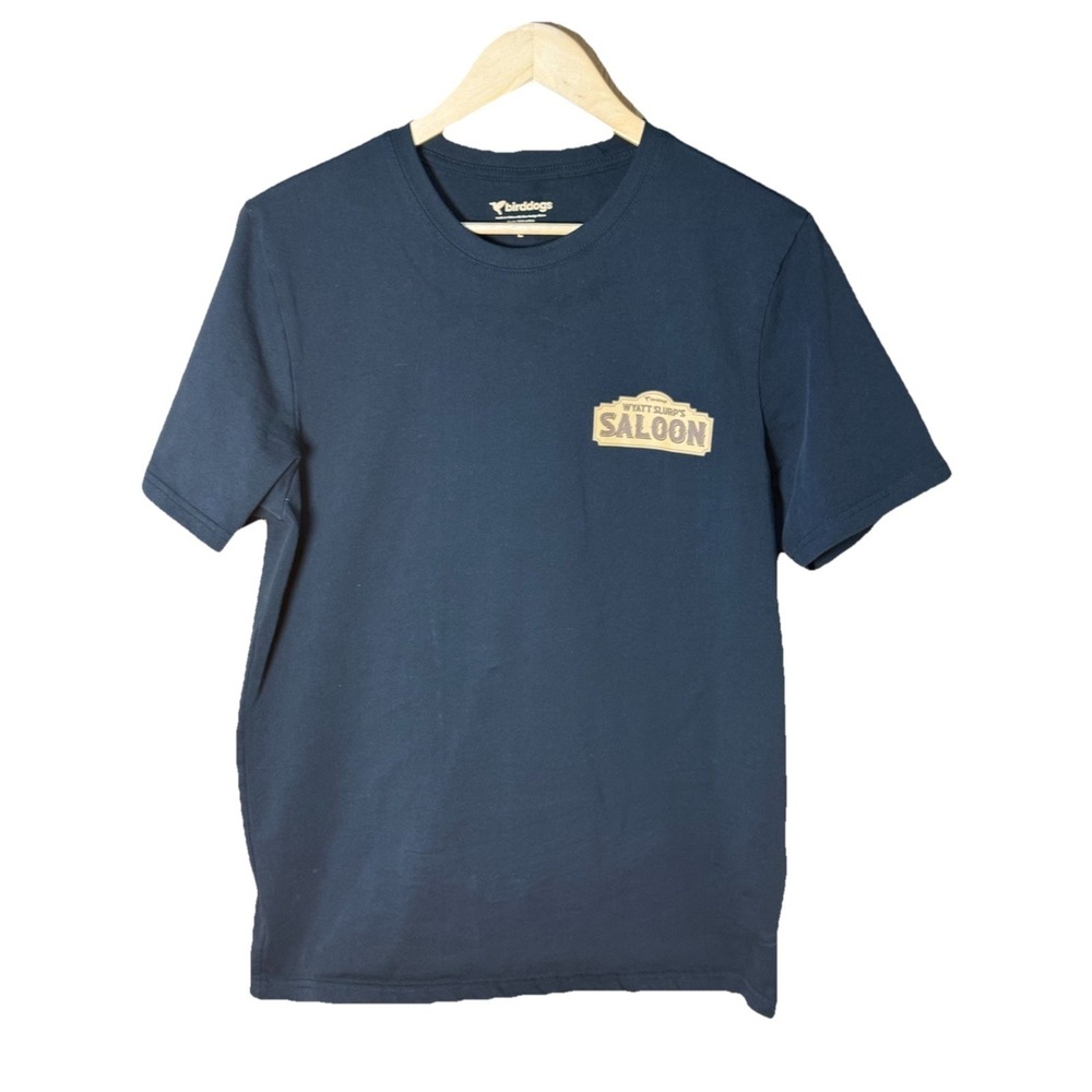 Birddogs T Shirt Mens Large Short Sleeve Cotton  Black Wyatt‎ Slurps Saloon NEW